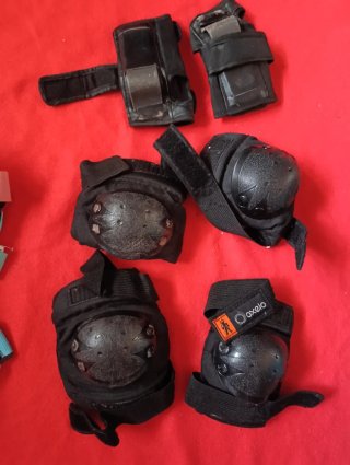 Kit de Protecciones Infantil Oxelo Negro