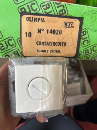 Cortacircuito BJC Olimpia Fusible Cristal