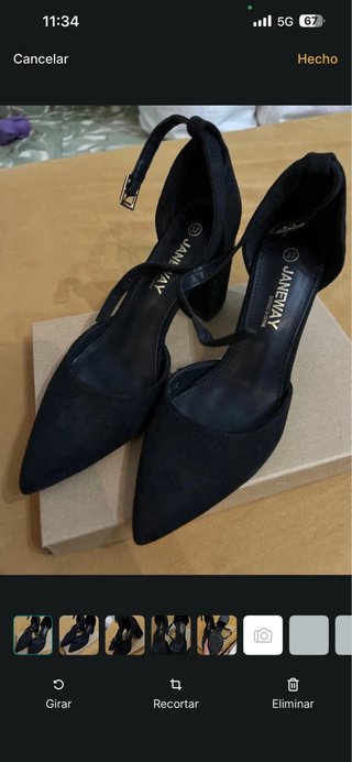 Zapatos de tacón negros Janeway Talla 37