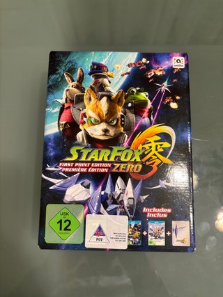 Star Fox Zero First Print Edition (Wii U)