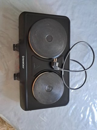 Placa de cocina eléctrica doble Silvercrest