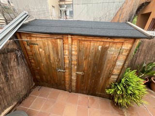 Caseta de madera para exterior