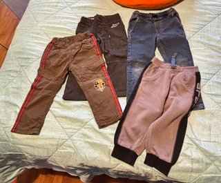 Set 4 Pantaloni Bimbo 3-4 Anni