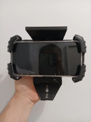 Soporte para Racebox y móvil de Kart