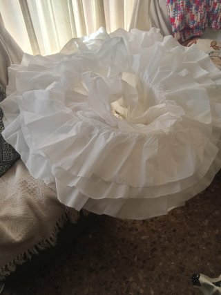Cancán de Fallera Blanco