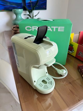 Cafetera de cápsulas Create verde