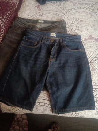 Lote 2 Pantalones Vaqueros Cortos Talla 38