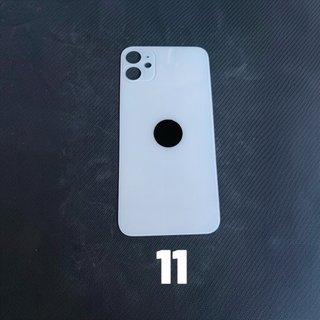 Cristallo posteriore per iPhone 11 bianco