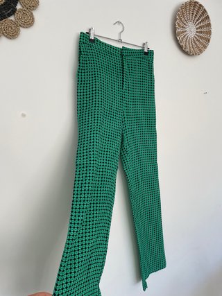 Pantalón Zara Estampado Geométrico