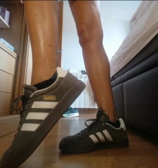 Zapatillas Adidas Gris Talla 41 1/3