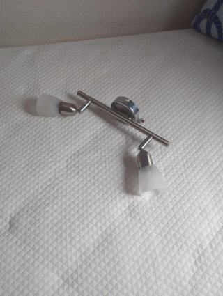 Lámpara de techo con dos focos