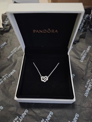 Collar Pandora Infinito Amor Plata