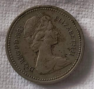 Moneda de 1983 Elizabeth II