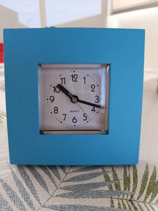 Reloj de Sobremesa o Pared Azul