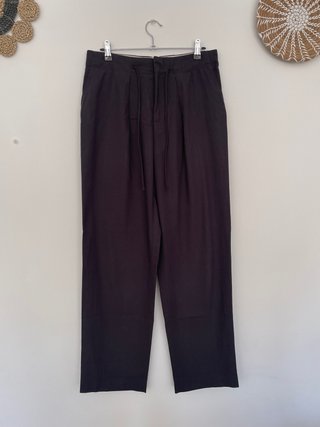 Pantalón de pinza gris Zara