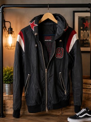 Chaqueta vintage MAISON 9 PARIS con capucha M