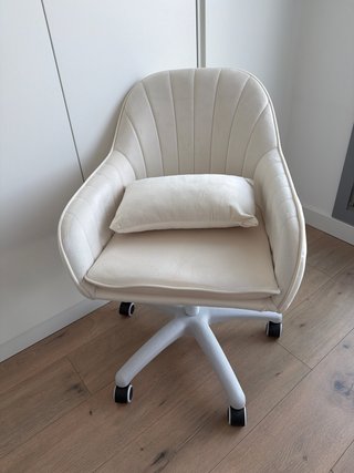 Silla de oficina infantil de terciopelo