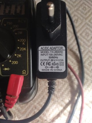Cargador Aspiradora Escoba 26V 0.5A YX-260050