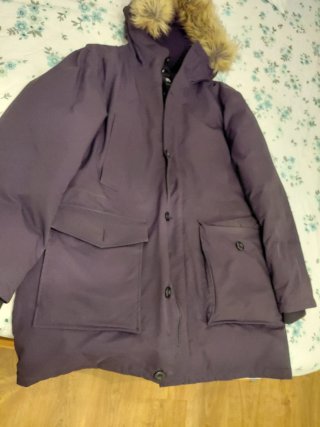 Abrigo de invierno negro Zara