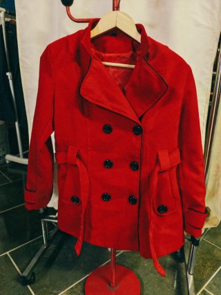 Abrigo Rojo Talla XL