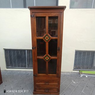 Mueble Vitrina Rústico Mexicano