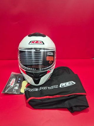 Casco de Moto NZI Trendy 2 White + Funda, Nuevo.