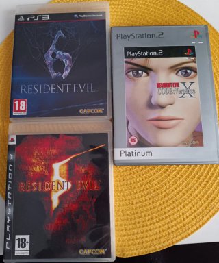 3 Juegos Resident Evil (PS2 y PS3)