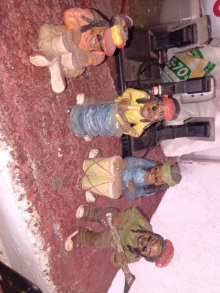 Set de 4 Figuras Decorativas Músicos