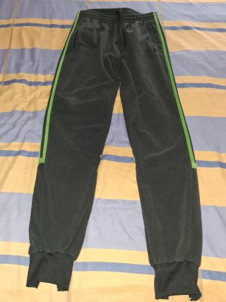 Pantalón Adidas Vintage gris oscuro y Verde