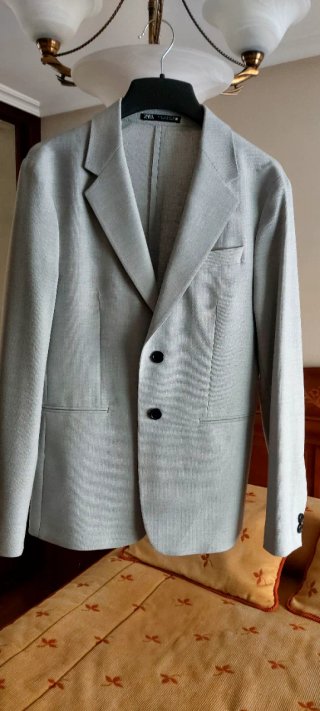 Americana de verano ZARA gris talla S
