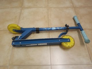 Patinete Infantil Plegable Azul