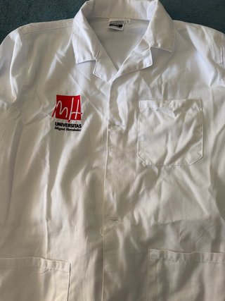 Bata de Laboratorio UMH Talla S - Nueva