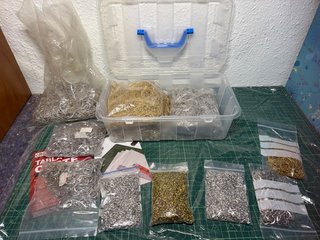 4 kg de Kit Bisutería: pulseras/cadenasde Acero