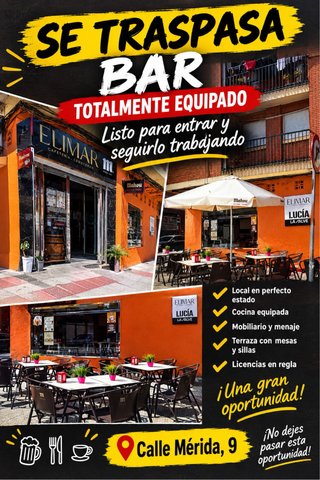 Bar en traspaso Salamanca