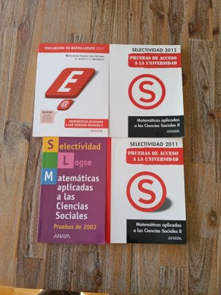 4 libros ejercicios resueltos selectividad