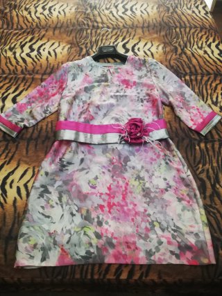 Vestido de fiesta estampado