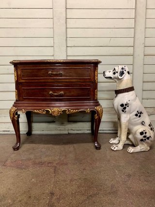 Mesita Auxiliar Antigua de Madera