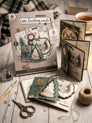Set 6 Biglietti Auguri 3D Luxe Greeting