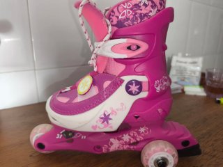 Patines en línea infantiles rosa 28/31