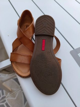 Sandalias de Piel Pikolinos Marrones Talla 38