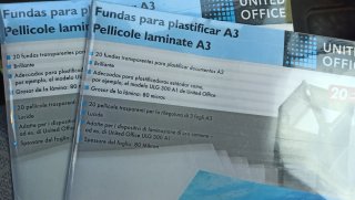 40 Fundas para Plastificar A3 United Office