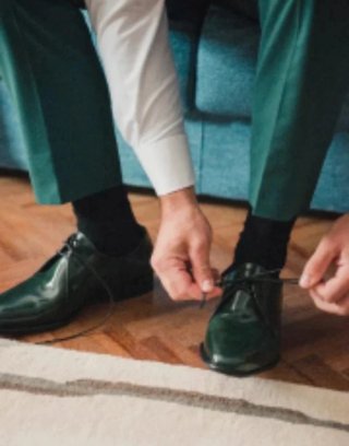 Zapatos de Novio Protocolo Verdes