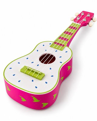 Ukulele con design pitaya