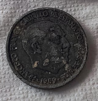 Moneda de 1959 Francisco Franco