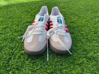 Zapatillas Adidas Samba Blancas y Rojas