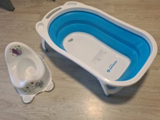 Bañera Plegable y Orinal parra niños 15 euros las2