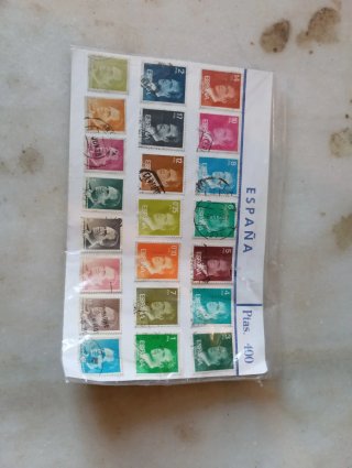 Colección de Sellos de España rey Juan Carlos