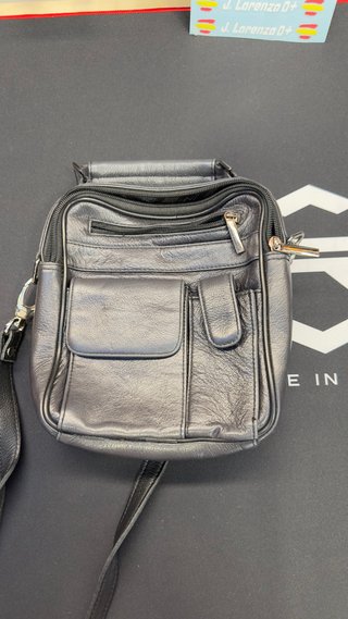 Bolso de Hombro para Hombre Negro