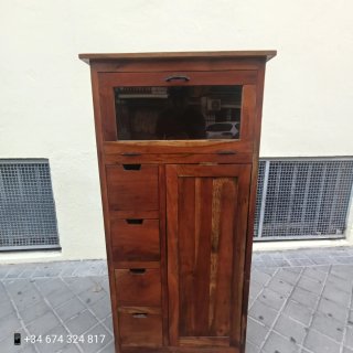 Mueble Bar Botellero de Madera