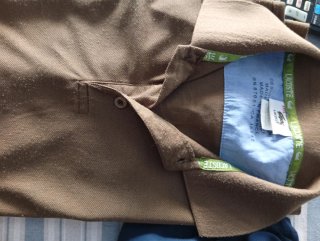 Polo Lacoste Vintage Marrón XXL